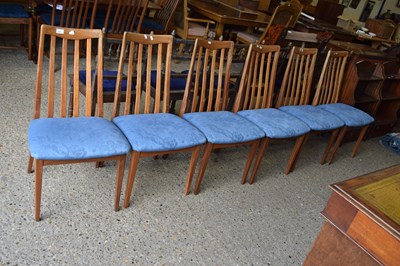 Lot 309 - A set of six mid Century G-Plan teak dining...