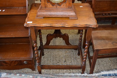 Lot 311 - An early 20th Century oak occasional table on...