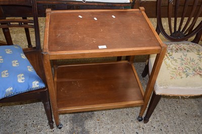 Lot 321 - A retro wooden tea trolley