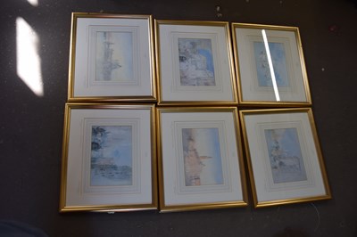 Lot 619 - Quantity of Turner reproduction prints, framed...