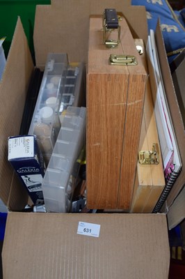 Lot 631 - Quantity of assorted artists materials