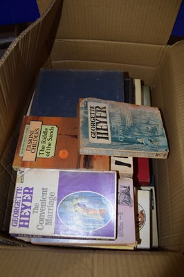 Lot 644 - Assorted books to include Georgette Heyer and...