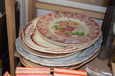 Lot 662 - Mixed Lot: Dinner wares, serving plates, brass...