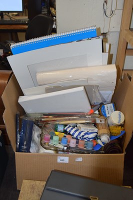 Lot 665 - Quantity of artists supplies and assorted...