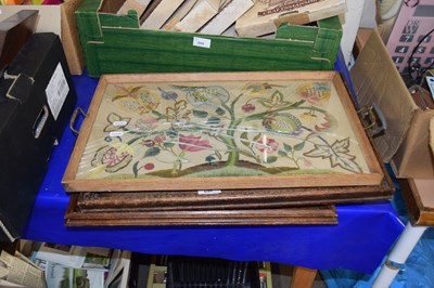 Lot 698 - Three tea trays