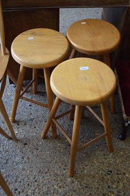 Lot 331 - Three kitchen stools