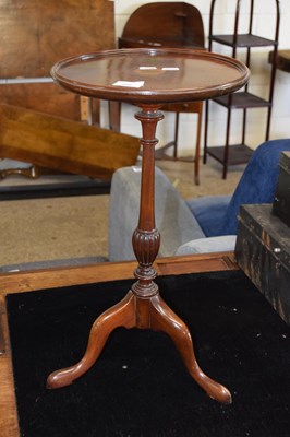 Lot 350 - Reproduction mahogany wine table with inlaid...