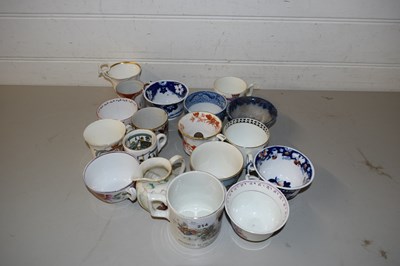 Lot 214 - MIXED LOT OF VICTORIAN AND LATER CERAMICS TO...