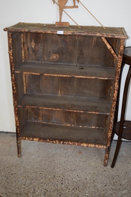 Lot 381 - Victorian bamboo framed bookcase (a/f)