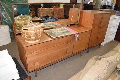 Lot 774 - Mid 20th Century dressing table with mirror...