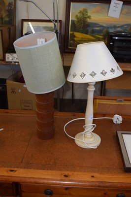 Lot 781 - Two table lamps