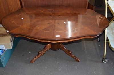 Lot 851 - Modern inlaid coffee table