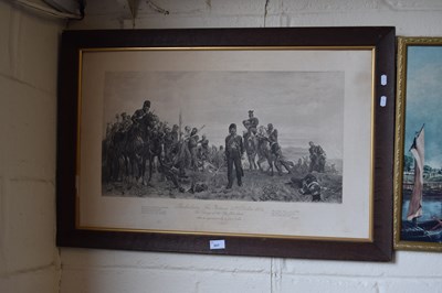 Lot 857 - Framed engraving Balaclava, The Return, 25th...