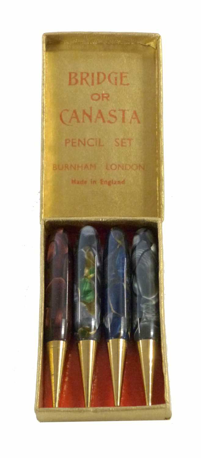 Lot 320 - 1 1930's/40's Burnham boxed set of four...