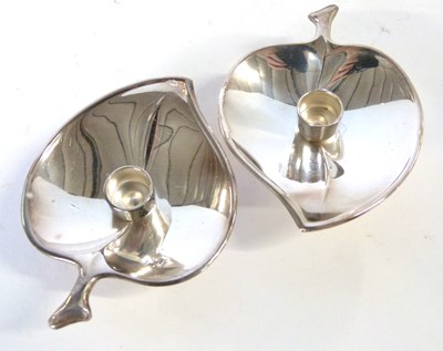 Lot 350 - Pair of Modernist taper-holders by Danish...