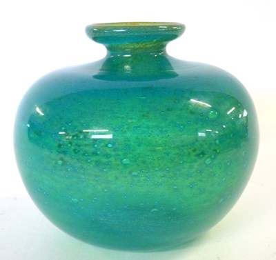 Lot 380 - A very rare early Mdina Glass spherical vase...