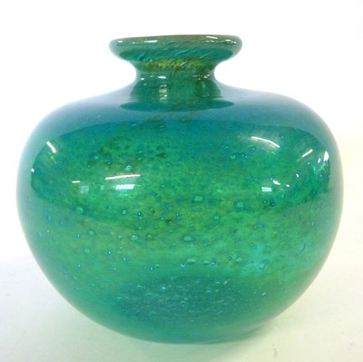 Lot 380 - A very rare early Mdina Glass spherical vase...