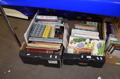 Lot 905 - Two boxes of mixed books, gardening and others