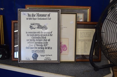 Lot 908 - A group of various automobile reproduction...