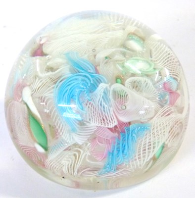 Lot 302A - A glass scramble paperweight, probably French...
