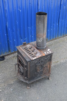 Lot 1233 - Cast iron wood burner