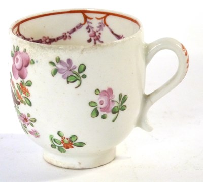 Lot 396 - An 18th Century Lowestoft porcelain coffee cup...