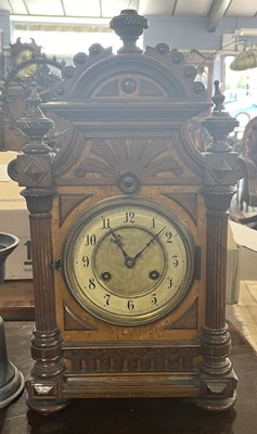 Lot 446 - A Jung Hans mantel clock set in an...