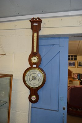 Lot 263 - MODERN MAHOGANY CASED BAROMETER