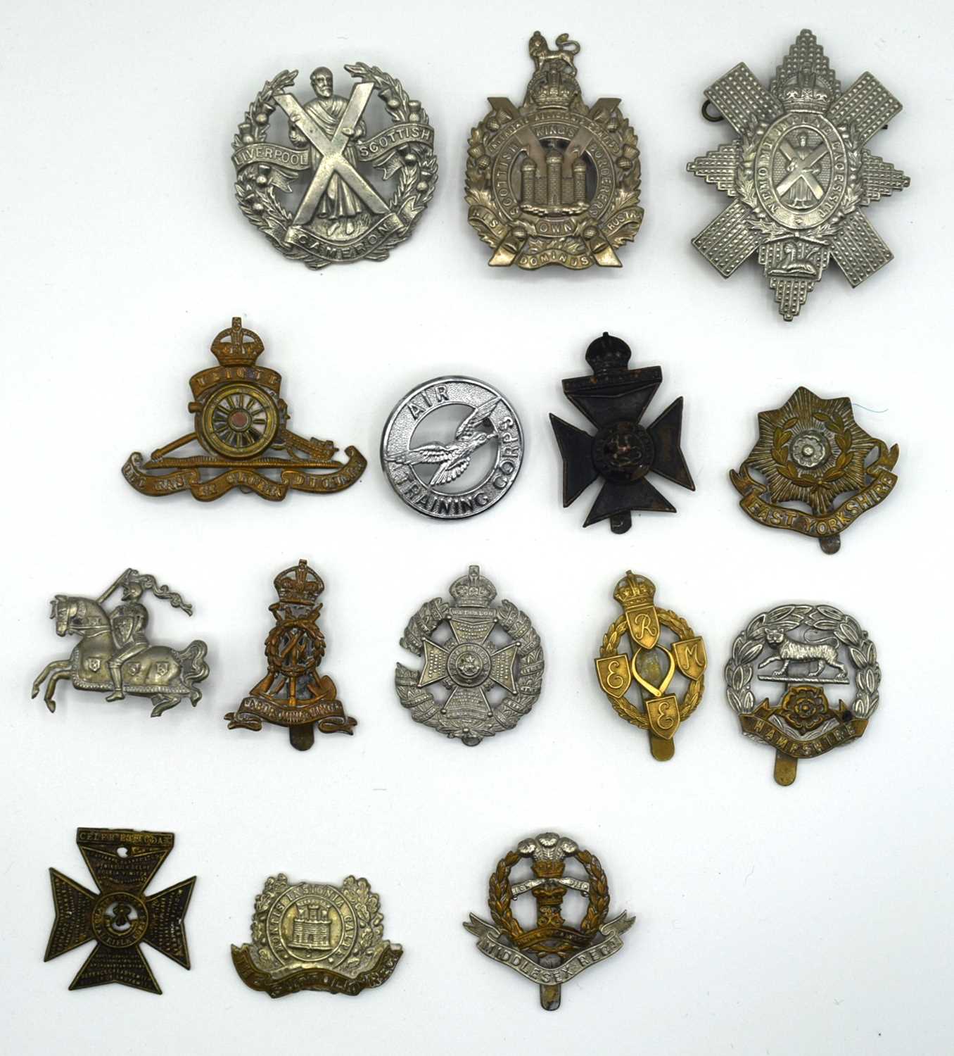 Lot 53 - Quantity Of 20th Century Military Cap Badges