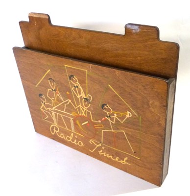 Lot 440 - A 1930's Art Deco Wesco Woodcrafts "Radio...
