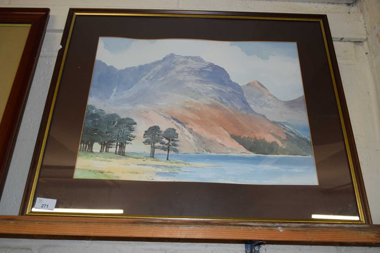 Lot 271 - E GRIEG HALL, STUDY OF AN UPLAND LANDSCAPE...