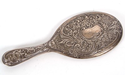 Lot 45 - An early 20th Century silver back dressing...