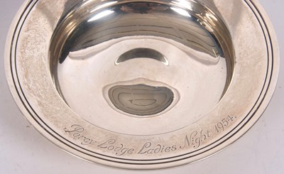 Lot 60 - Mixed Lot: Elizabeth II silver armada dish of...