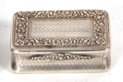 Lot 76 - Mixed Lot: Antique snuff box of rectangular...