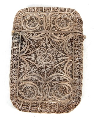Lot 77 - An antique Middle Eastern white metal...