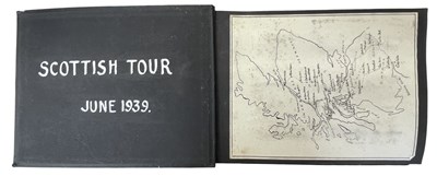 Lot 454 - An interesting hand-written travel diary,...