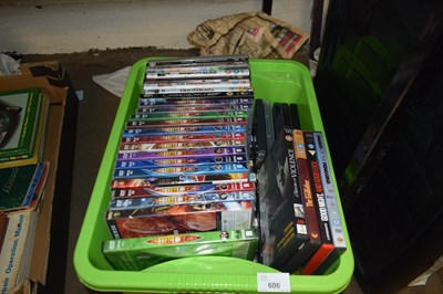 Lot 606 - ONE BOX MIXED DVDS