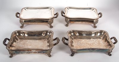 Lot 198 - A pair of Old Sheffield plated...