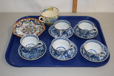Lot 12 - Mixed Lot: Oriental blue and white cups and...