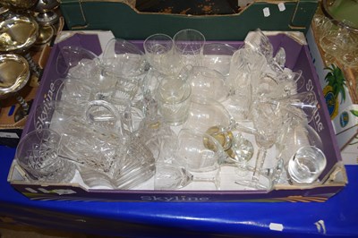 Lot 29 - One box of various assorted drinking glasses