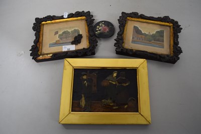Lot 56 - Mixed Lot: Pair of Victorian small sand work...