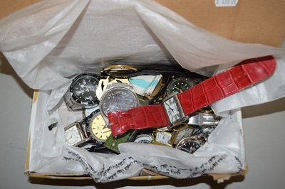 Lot 88 - Box of assorted wristwatches