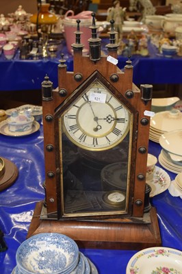 Lot 121 - Late 19th Century mantel clock in...