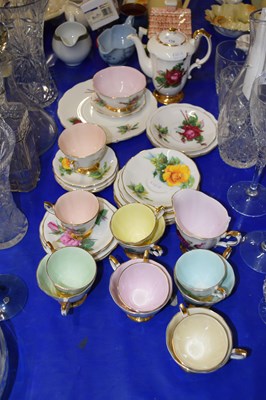 Lot 134 - Quantity of Royal Standard rose pattern tea wares