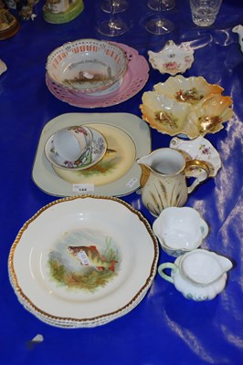 Lot 144 - Mixed Lot: Ceramics to include fish decorated...