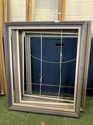 Lot 268 - Three large wooden frames, various sizes....