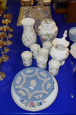 Lot 149 - Mixed Lot: An Aynsley Pembroke pattern covered...