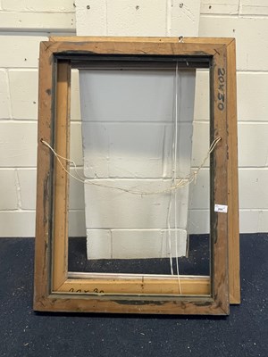 Lot 269 - Two large wooden frames, various sizes....