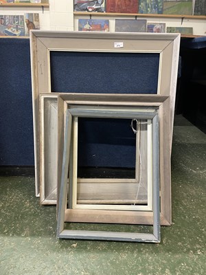 Lot 272 - Four wooden frames, various sizes. 
Largest...