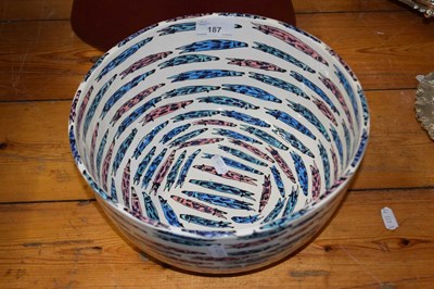 Lot 188 - Modern pottery bowl by Katherine Barney...